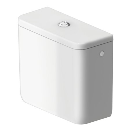 Duravit Spülkasten Qatego 40x18cm, 6/3 l, Anschl. re/li, we hgl