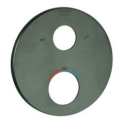 Grohe Rosette 49075 rund für THM-FMS hard graphite gebürstet