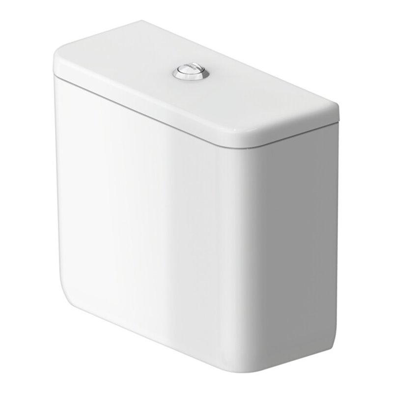 Duravit Spülkasten Qatego 40x18cm, 6/3 l, Anschl. unt li, we hgl