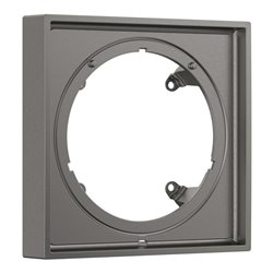 hansgrohe Verlängerungsrosette 22mm, 170x170mm, brushed black chrome
