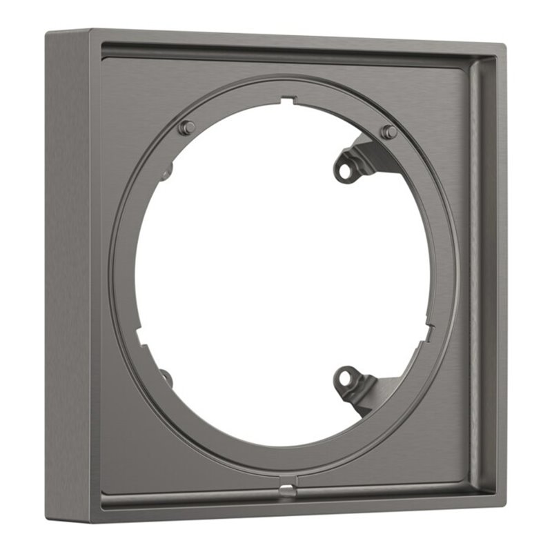 hansgrohe Verlängerungsrosette 22mm, 170x170mm, brushed black chrome