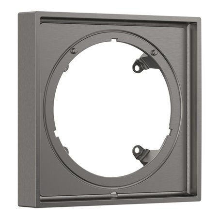 hansgrohe Verlängerungsrosette 22mm, 170x170mm, brushed black chrome