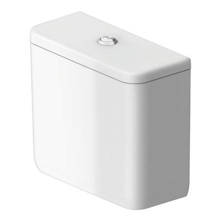 Duravit Spülkasten Qatego 40x18cm, 4,5/3 l, Anschl. unt li, we hgl