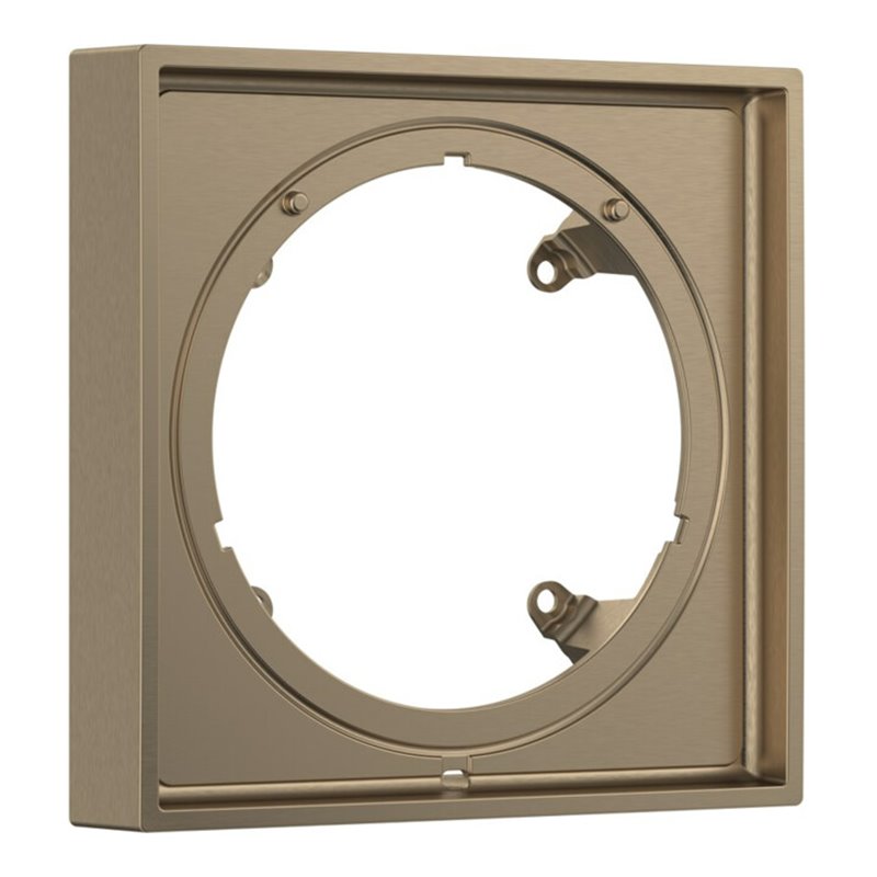 hansgrohe Verlängerungsrosette 22mm, 170x170mm, brushed bronze