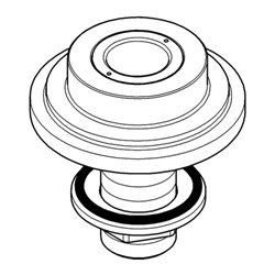 Grohe Schlauchdurchführung 47668 für HB Atrio 3-/4-Loch Wannenkombination chrom