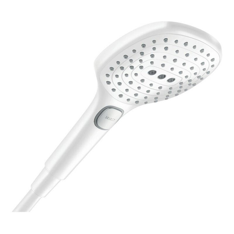 hansgrohe Handbrause Raindance Select E 120 Brausekopf 120mm, 3jet, mattweiß
