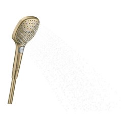 hansgrohe Handbrause Raindance Select E 120 Brausekopf 120mm, 3jet, brushed bronze