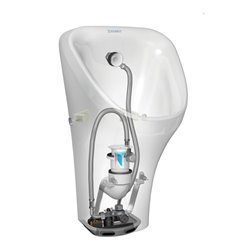 Duravit Elektronik-Absaug-Urinal DuraStyle 30x34cm, Bat-A, riml., o. Fl, we