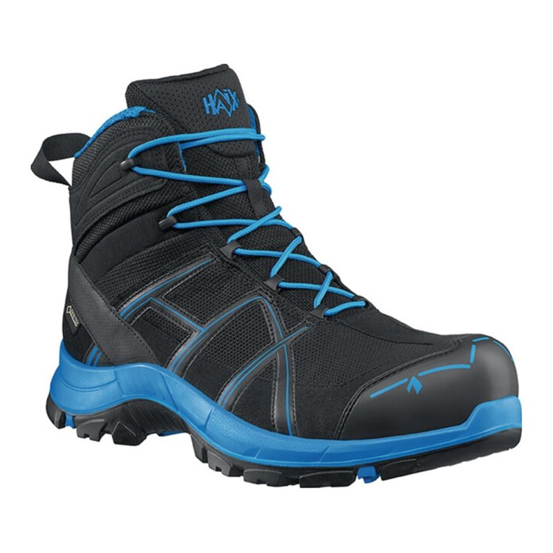 HAIX Sicherheitsstiefel BLACK EAGLE 40.1, MID, S3, schwarz-blau