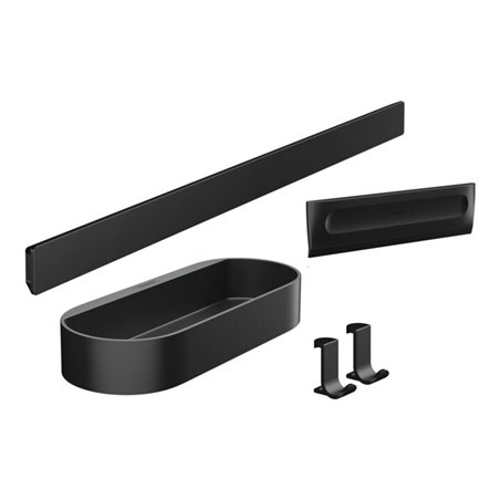 hansgrohe Duschset WallStoris Wandmontage, aus Kunststoff, mattschwarz