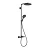 hansgrohe Showerpipe Raindance Select S mit Thermostat, 1jet, mattschwarz