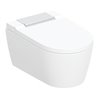 Geberit Wand-WC, Tiefspüler AquaClean Sela hgl-vc, Komplettanlage, mit Keratec