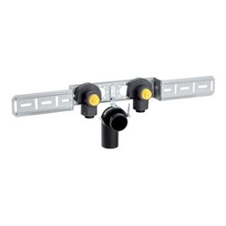 Geberit Anschlusswinkel PushFit 20mmxRp 1/2, 90G, mont, 2-fa., 52mm, MS