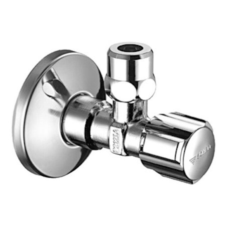 Schell Eckventil COMFORT G 3/8 AG, m Reg-Funkt. u. ASAG, verchromt