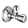 Schell Eckventil COMFORT G 3/8 AG, m Reg-Funkt. u. ASAG, verchromt