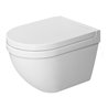 Duravit Wand-WC, Tiefspüler Starck 3 Compact 37,5x48,5cm, 4,5 l, weiß Hygiene Glaze