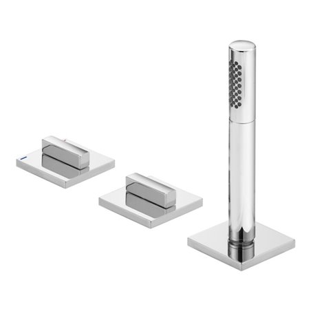 Keuco Wannen-3-Loch-Armatur Edition 11 bronze gebürstet, Wannenrandmontage