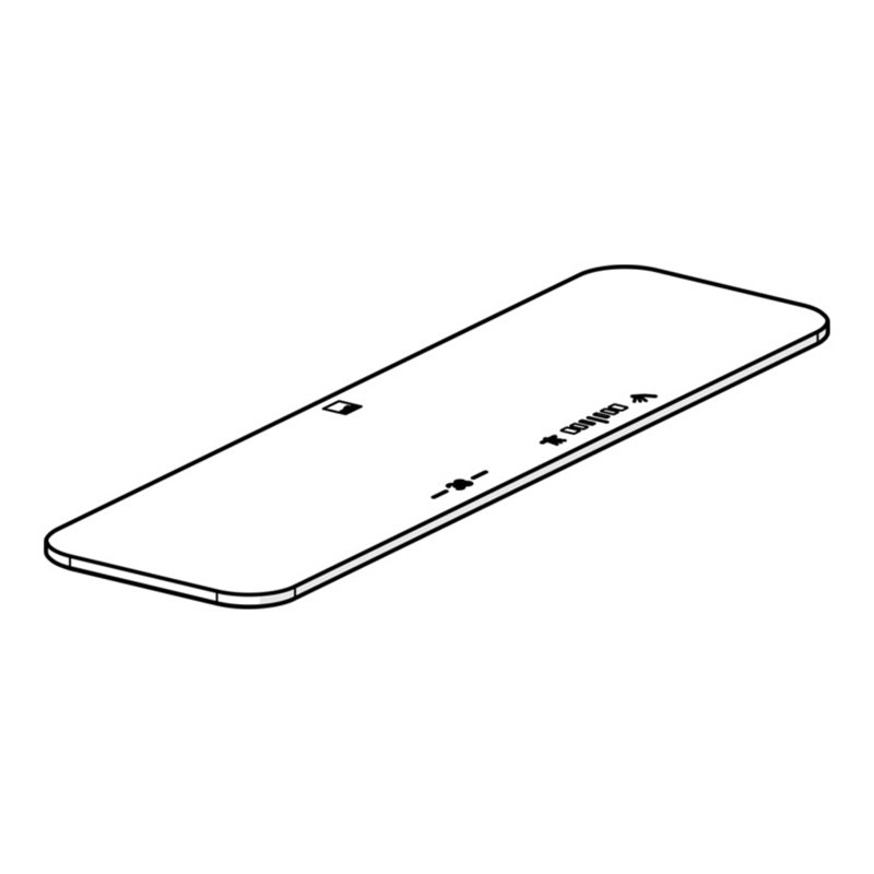 Hansa Deckplatte 59914606 Weiss 59914606