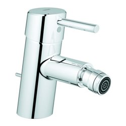 Grohe Bidet-Einhebelmischer Concetto chr, m Abl.-Garn., m Temperaturbegrenzer