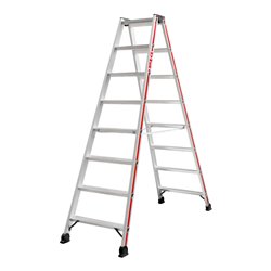 Hymer Stufenstehleiter, beidseitig begehbar