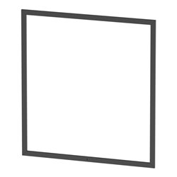 Duravit Einbaurahmen L-Cube f Spanplattenschraube, 70x75,1x1cm, graphit matt