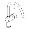Grohe Spültisch-Einhebelmischer Minta warm ss geb., schwenkb. Rohrausl, C-Ausl