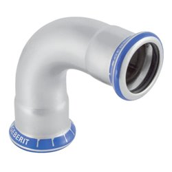 Geberit Bogen Mapress d 42mm, LABS-frei, 90Grad, Edelstahl