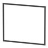 Duravit Einbaurahmen L-Cube f Spanplattenschraube, 85x75,1x1cm, graphit matt