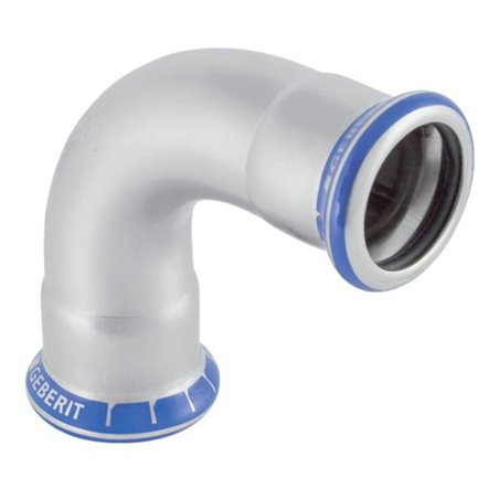 Geberit Bogen Mapress d 54mm, LABS-frei, 90Grad, Edelstahl