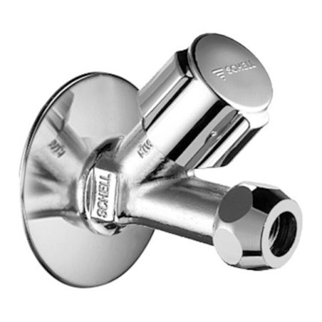 Schell Schrägsitzventil COMFORT G 1/2 AGxG 3/8 AG, kz Bauform, verchromt