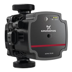 Grundfos Primärpumpe Solar Alpha 25-75, G 1 1/2, 130mm, PN 10, 230 V