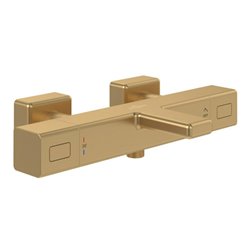V&B Vierloch-Wannenrandarmatur Conum mit Handbrause, brushed gold