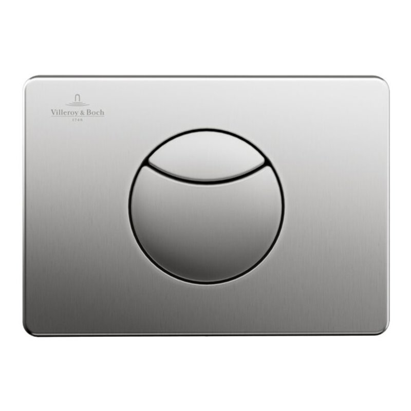 V&B Betätigungsplatte ViConnect E100 20,5x14,5x2,2cm, edelstahl