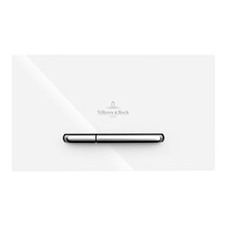 V&B WC-Betätigungsplatte ViConnect 300S 25,3x14,5x2cm, Kunststoff, weiß