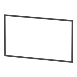 Duravit Einbaurahmen L-Cube f Spanplattenschraube, 125x75,1x1cm, graphit matt