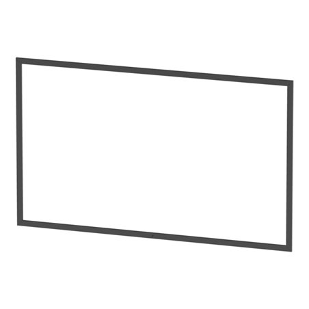 Duravit Einbaurahmen L-Cube f Spanplattenschraube, 125x75,1x1cm, graphit matt