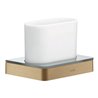 hansgrohe Zahnglas Axor universal Glas, Wandmontage, brushed bronze