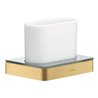 hansgrohe Zahnglas Axor universal Glas, Wandmontage, brushed gold optic