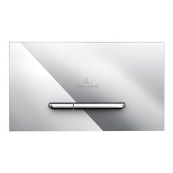 V&B WC-Betätigungsplatte ViConnect 300S 25,3x14,5x2cm, Kunststoff, verchromt