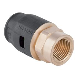 Geberit bergang PushFit d 25mmxRp 1, mit Innengewinde, Rotguss