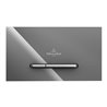 V&B WC-Betätigungsplatte ViConnect 300G 25,3x14,5x2cm, Glas, Glossy Grey