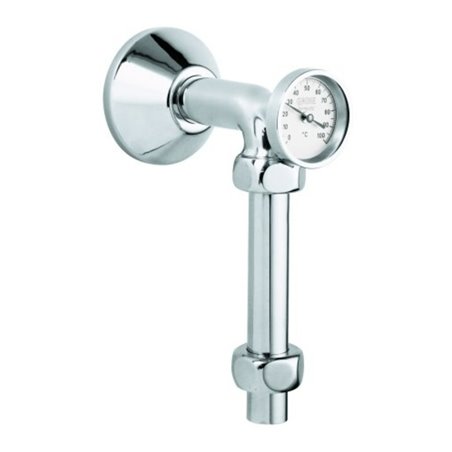 Grohe Abgangsbogen 12442 mit Thermometer mit Quetschverschraubungen 3/4'x1' chrom