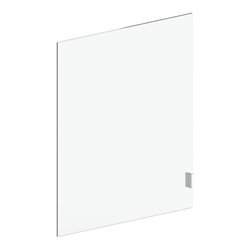 Keuco S-Tür Lumos Ersatzt.Spanplattenschraube 90101 Anschl. li. lang, m.Griff 604x690mm