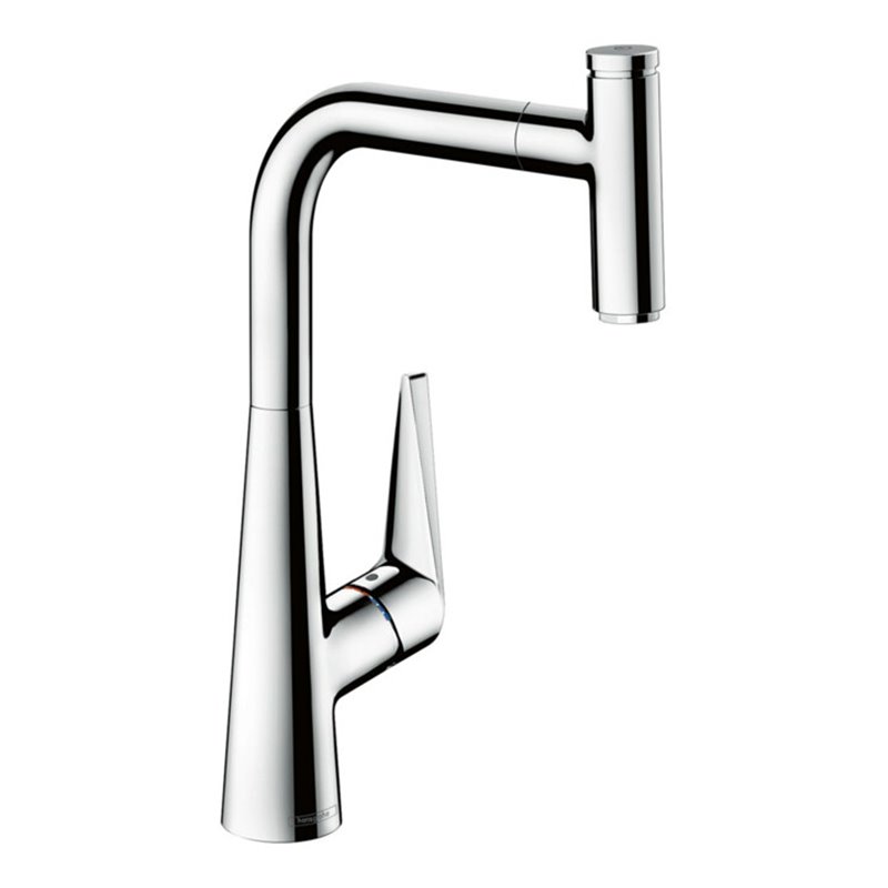 hansgrohe Spültisch-Einhebelmischer 300 Talis Select M51 mit Ausziehauslauf, 1jet, sBox, chrom