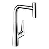 hansgrohe Spültisch-Einhebelmischer 300 Talis Select M51 mit Ausziehauslauf, 1jet, sBox, chrom