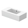 Duravit Möbel-Handwaschbecken Vero 50x25cm, m ÜL, HLB, 2 HL vorgest., weiß