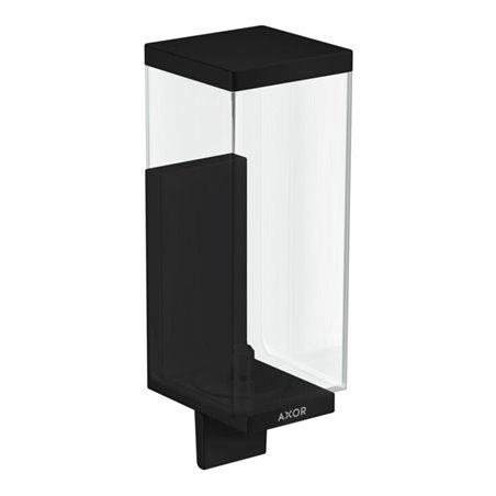 hansgrohe Lotionssp Axor Uni Rectangular Glas, Wandmontage, mattschwarz