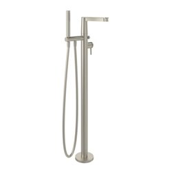 V&B Einhebel-Badewannenarmatur Conum bodenstehend, brushed nickel black