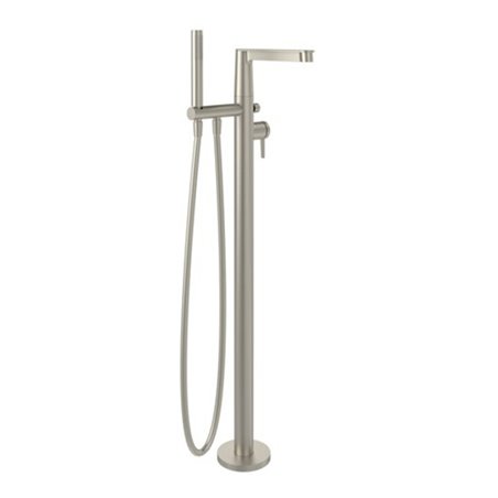 V&B Einhebel-Badewannenarmatur Conum bodenstehend, brushed nickel black
