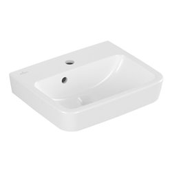 V&B Einbau-/Aufsatz HWB O.NOVO 45x37cm, eck, m HL, m ÜL, weiß C-plus